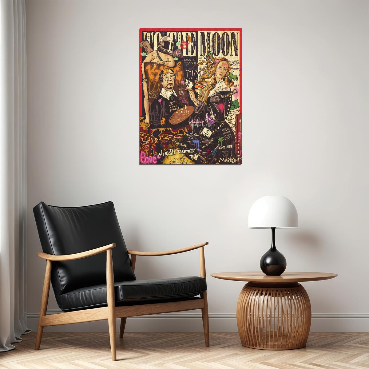 Painter Pop Art Print Modern Wall Art Street Art Painting Graffiti Art Poster