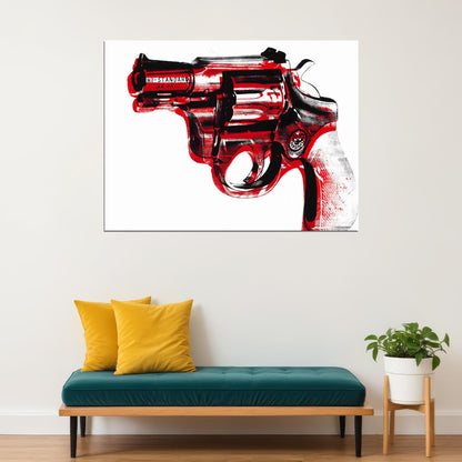 Louis Vuitton Revolver Art Poster Bold Luxury Wall Decor Designer Modern Artistic Iconic Office Wall Art Print