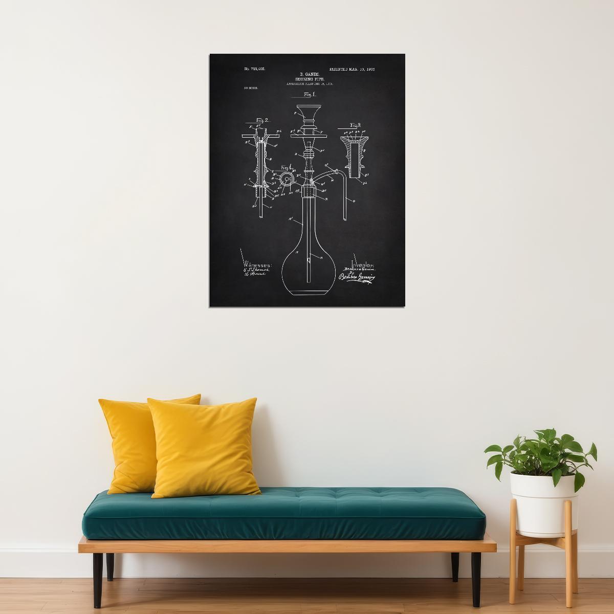 Mechanical Blueprint Art Poster Industrial Wall Decor Technical Design Modern Artistic Style Unique Office Wall Art Print