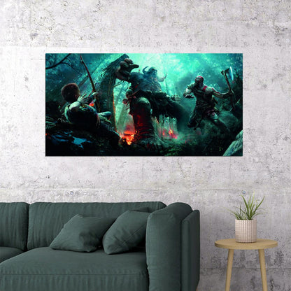 Assassin’s Creed Video Game Poster Historical Adventure Wall Decor Epic Action Ubisoft Gaming Artwork Wall Print