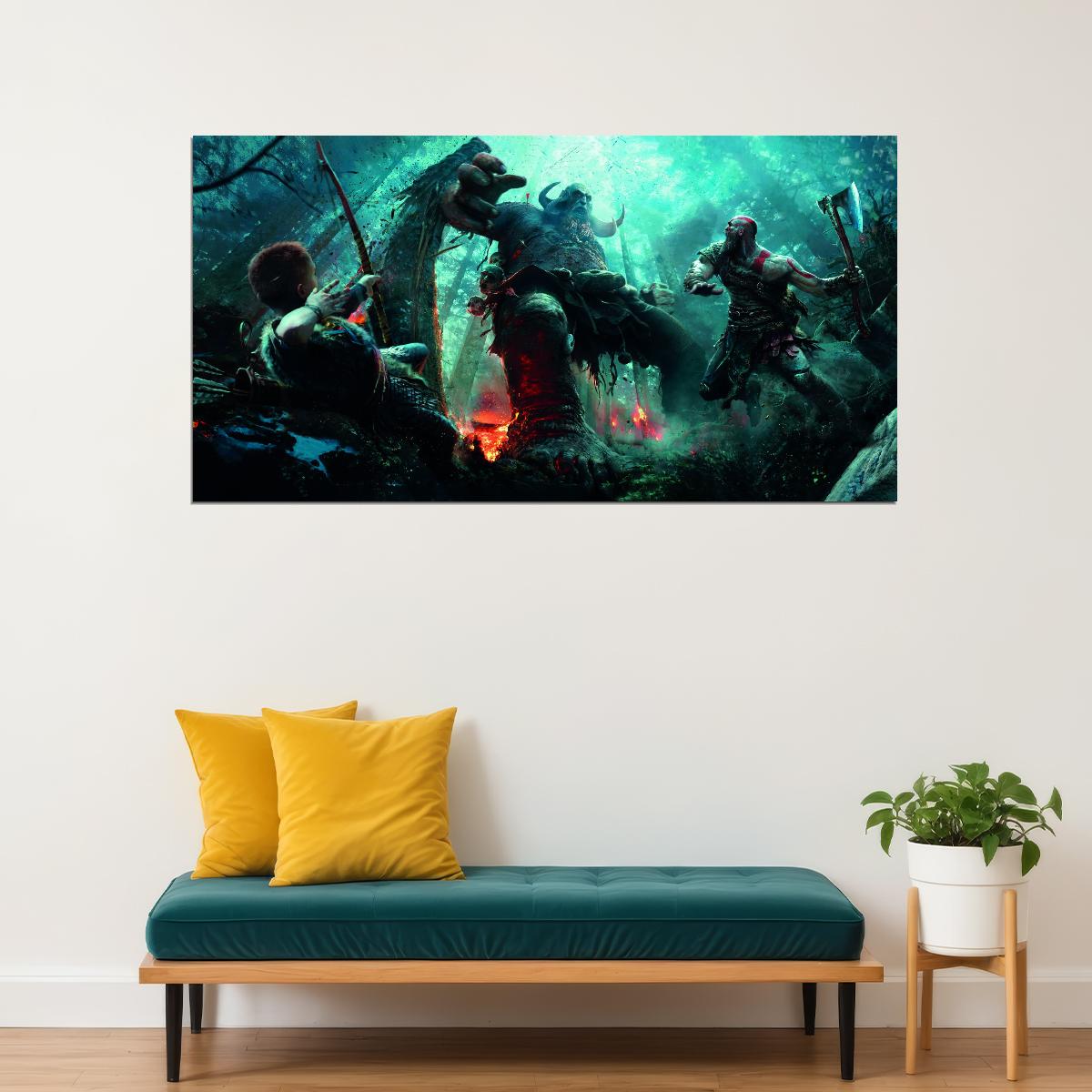 Assassin’s Creed Video Game Poster Historical Adventure Wall Decor Epic Action Ubisoft Gaming Artwork Wall Print