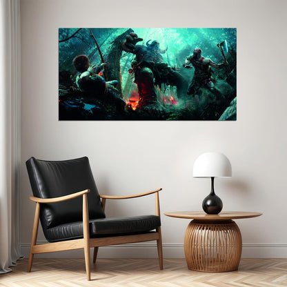 Assassin’s Creed Video Game Poster Historical Adventure Wall Decor Epic Action Ubisoft Gaming Artwork Wall Print