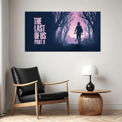 The Last of Us Part II Video Game Poster Survival Adventure Wall Decor Post-Apocalyptic Action Gaming Wall Print