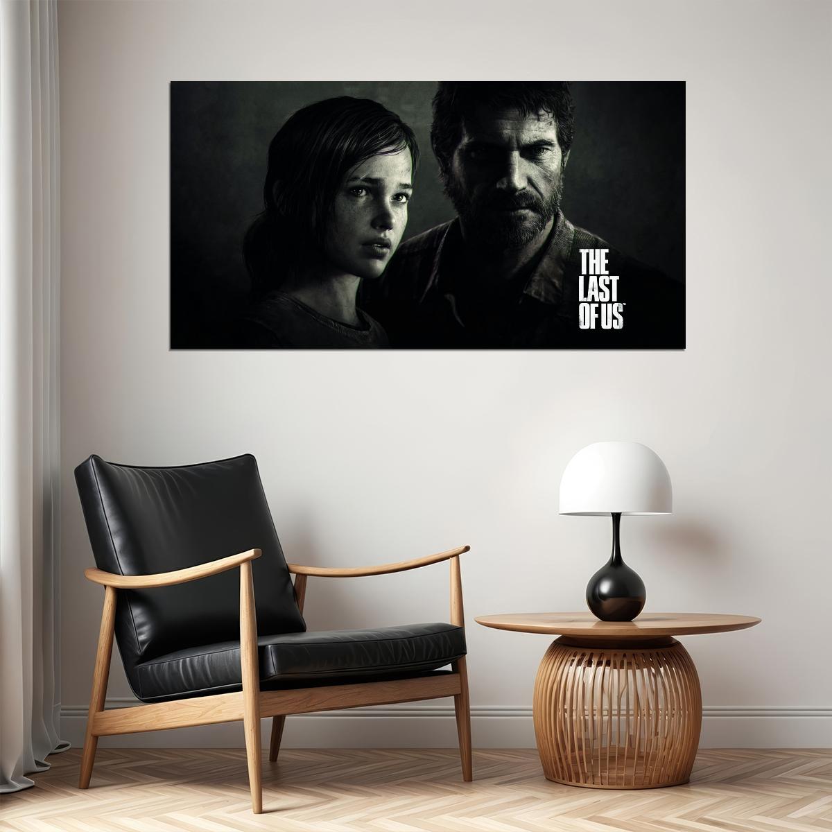 The Last of Us Video Game Poster Survival Adventure Wall Decor Post-Apocalyptic Gaming Art Print Naughty Dog