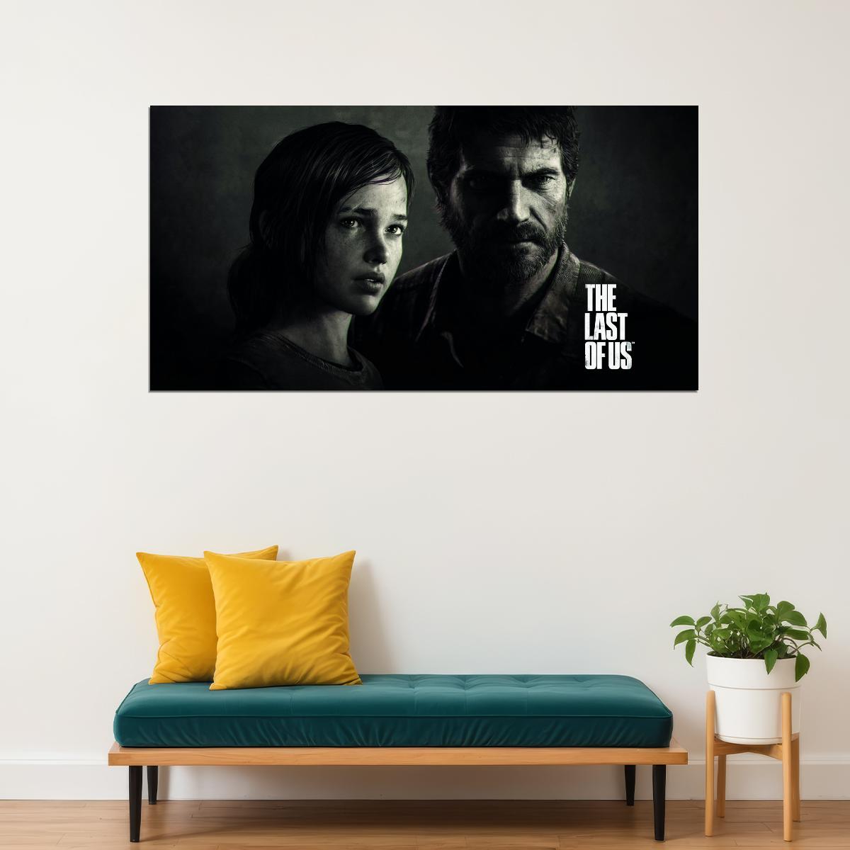 The Last of Us Video Game Poster Survival Adventure Wall Decor Post-Apocalyptic Gaming Art Print Naughty Dog