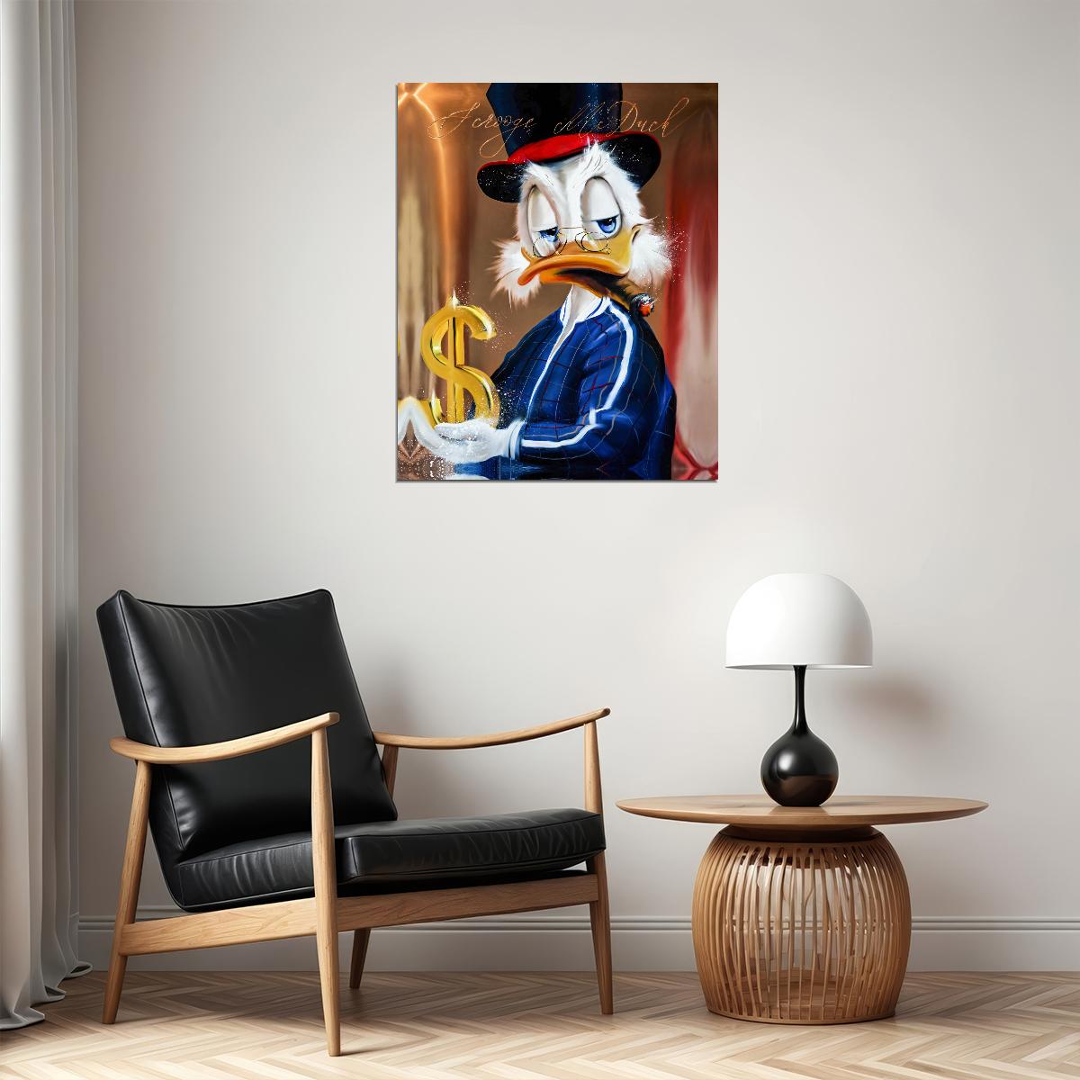 Mickey Mouse Luxury Graffiti Art Poster Urban Wall Decor Cartoon Pop Art Designer Style Modern Wall Print - xonomax
