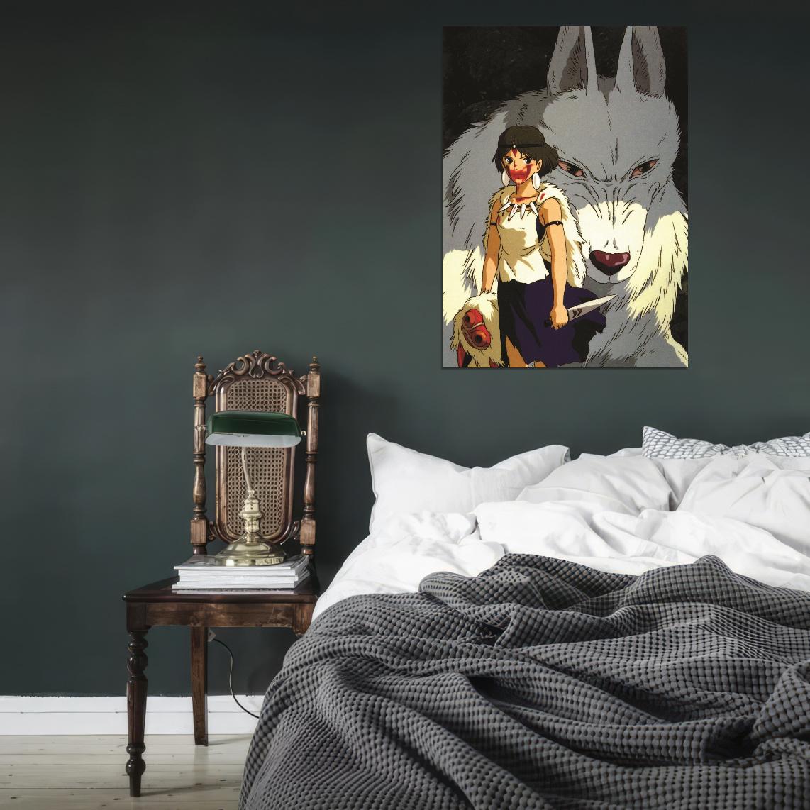 Princess Mononoke Anime Manga Wall Art Decor PRINT POSTER