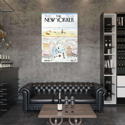 The New Yorker Famous Illustration Wall Print Poster