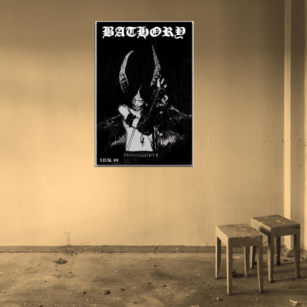 Bathory Quorthon Heavy Metal Music Band Wall Print Poster