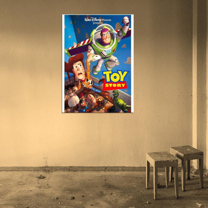 Toy Story Cartoon Wall Print Poster
