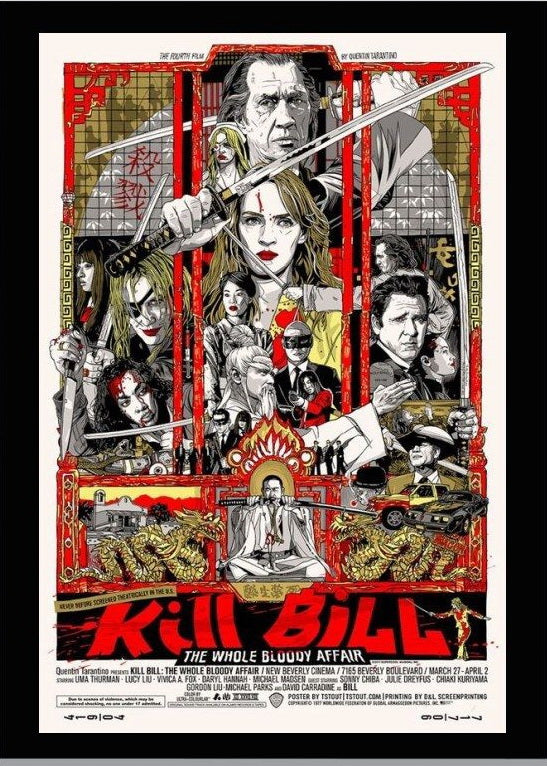 Kill Bill The Whole Bloody Affair Movie 2011 Wall Print Poster