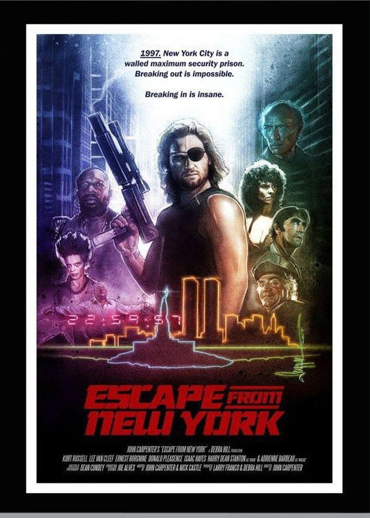 Escape from New York Movie 1981 Wall Print Poster