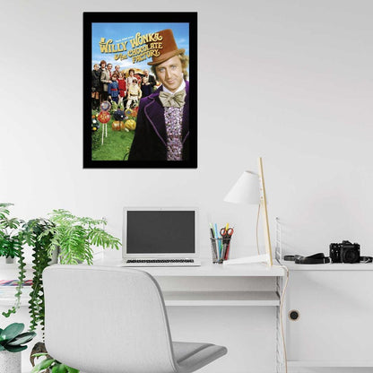 Willy Wonka And The Chocolate Factory Movie 1973 Wall Print Poster
