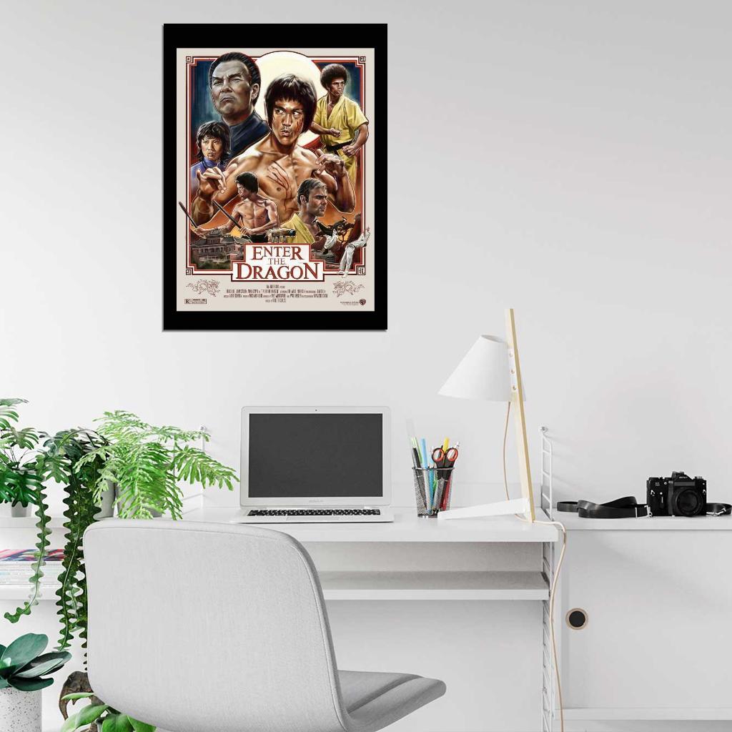 Enter The Dragon Movie 1973 Wall Print Poster