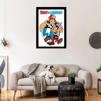 Asterix And Obelix Cartoon Wall Print Poster