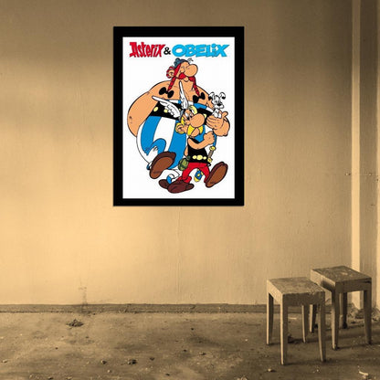 Asterix And Obelix Cartoon Wall Print Poster