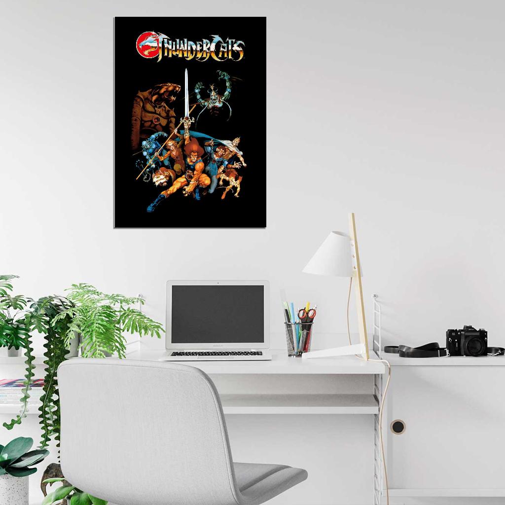Thundercats Vintage Classic TV Kids Wall Print Poster