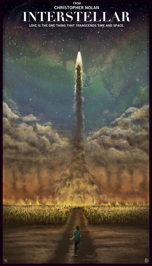 Interstellar Alien Space Travel Movie 2014 Wall Print Poster