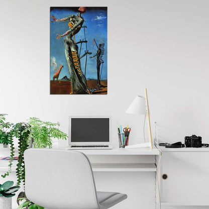 Salvador Dali The Burning Giraffe Wall Print Poster