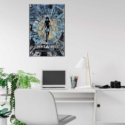 Ghost In The Shell Fight Riot Police Anime Hot Wall Print Poster