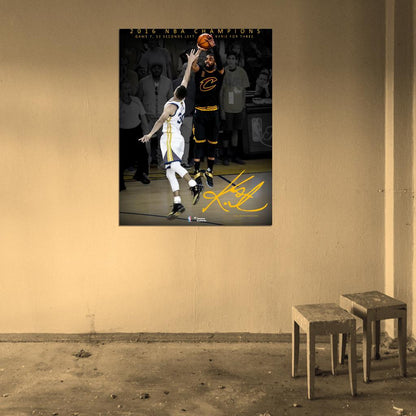 Kyrie Irving - LBJ Cleveland Cavaliers Wall Print Poster