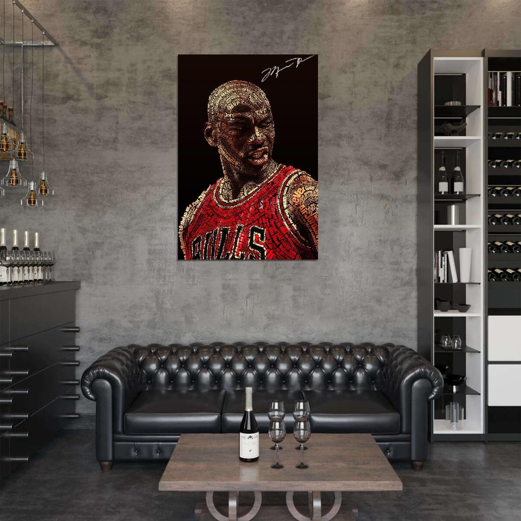 Michael Jordan Motivational Quote Decor Wall Print POSTER