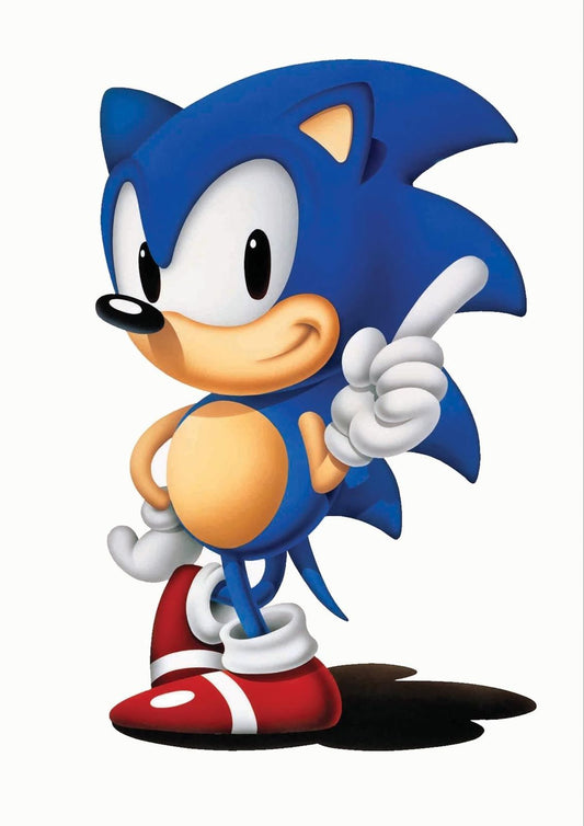 SONIC HEDGEHOG CLASSIC Wall Print Poster