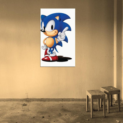 SONIC HEDGEHOG CLASSIC Wall Print Poster