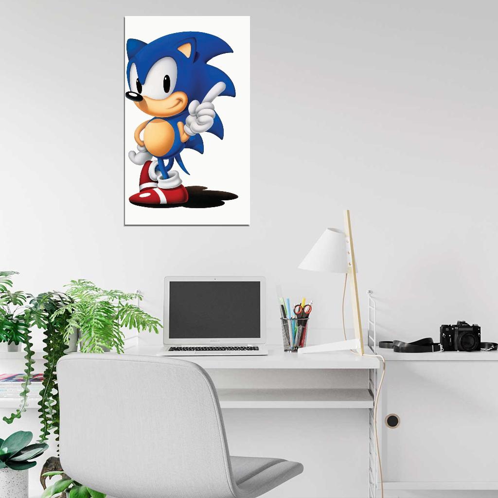 SONIC HEDGEHOG CLASSIC Wall Print Poster