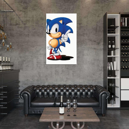 SONIC HEDGEHOG CLASSIC Wall Print Poster