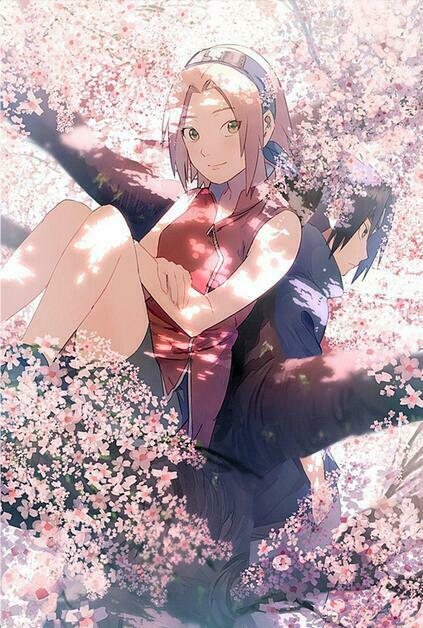 Anime Naruto Sakura Uchiha Sasuke Art Decor Wall Print POSTER