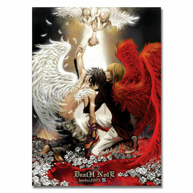 Death Note L Kira Detective Japan Anime Art Decor Wall Print POSTER