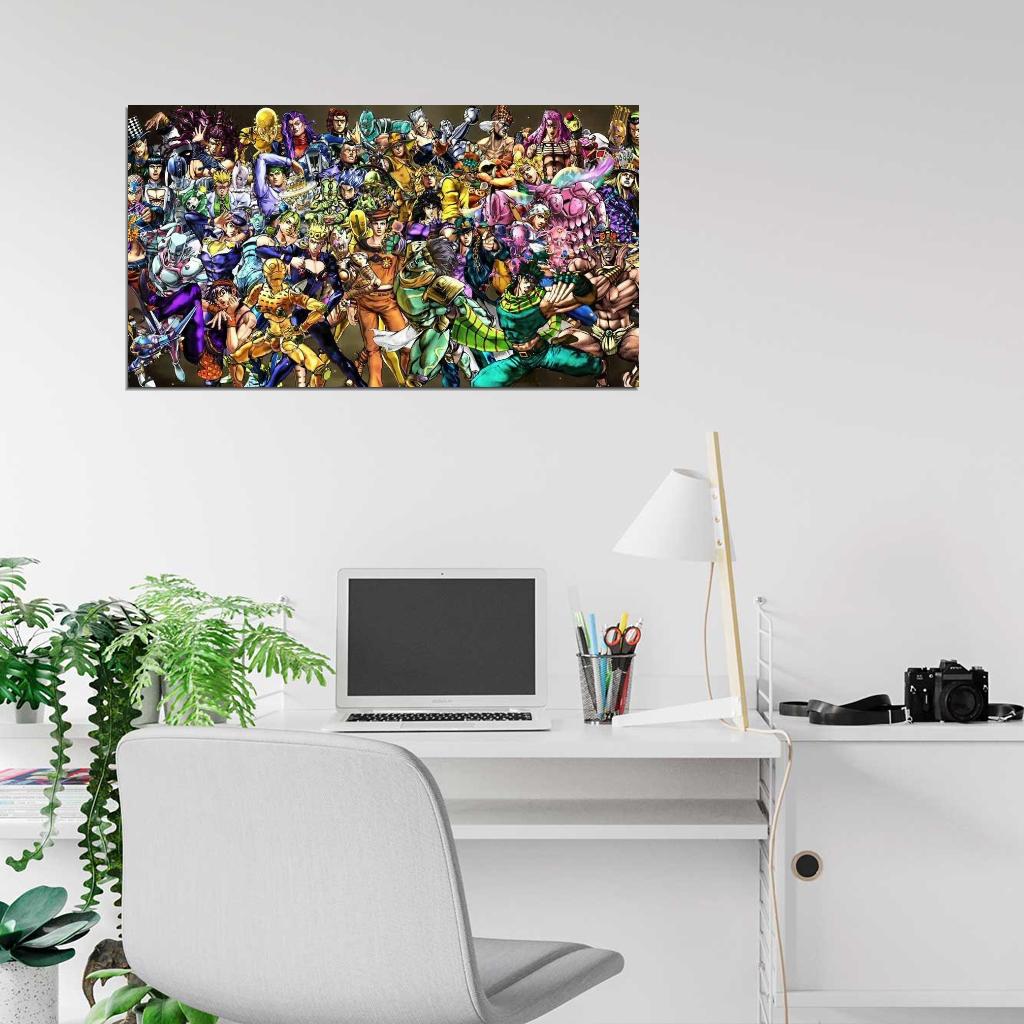 JoJo's Bizarre Adventure Anime Art Decor Wall Print POSTER