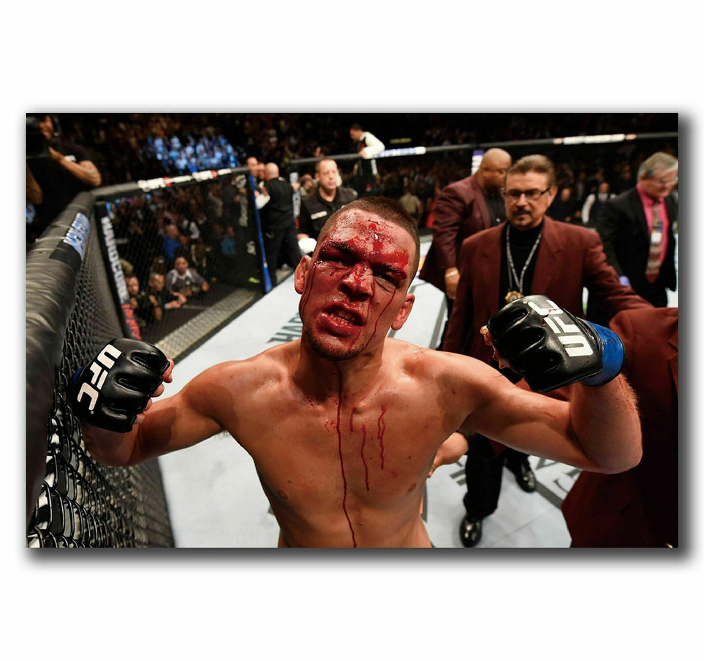 Nate Diaz MMA UFC Welterweight Champion PRINT POSTER