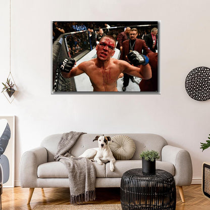 Nate Diaz MMA UFC Welterweight Champion PRINT POSTER