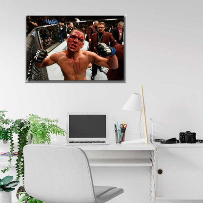 Nate Diaz MMA UFC Welterweight Champion PRINT POSTER