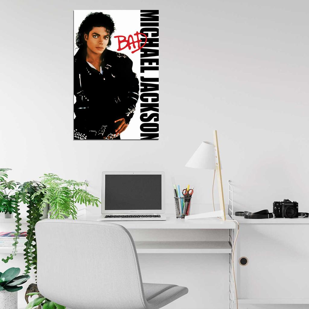 Michael Jackson Bad Music Decor WALL Print POSTER