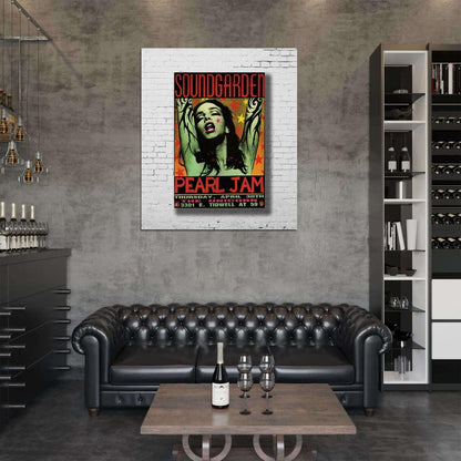 Chris Cornell Soundgarden Concert HD Rock Music Band Art Poster