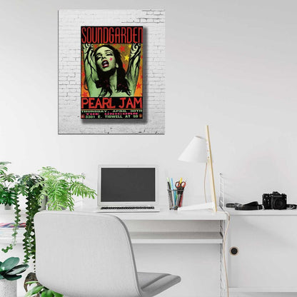 Chris Cornell Soundgarden Concert HD Rock Music Band Art Poster