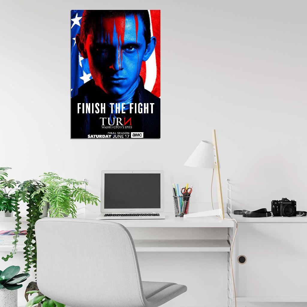 Turn: Washington's Spies Season 4 TV Jamie Bell Heather Lind Poster