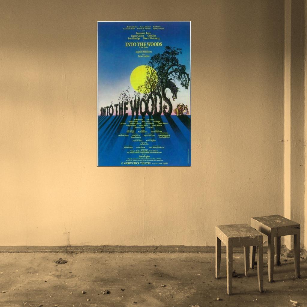 Into the Woods Broadway Show Poster (1987) Decor WALL Print POSTER