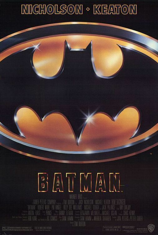 Batman 1989 Movie US/French Film Decor WALL Print POSTER