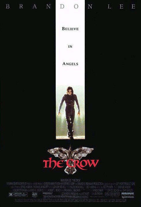 The Crow 1994 Movie, SS, VG, Film Decor WALL Print POSTER