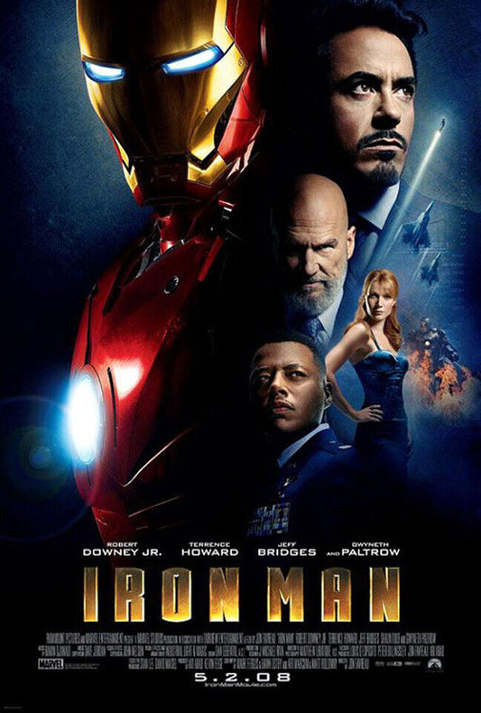 Iron Man 2008 Movie Film Decor WALL Print POSTER