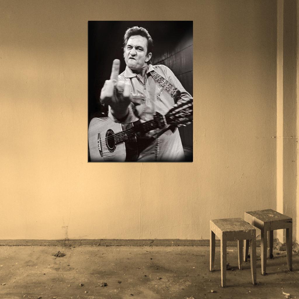 Johnny Cash Photo Picture DECOR WALL Print POSTER