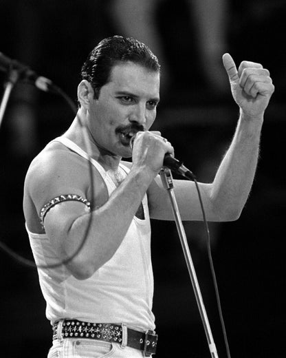 Queen Band Freddie Mercury Thumbs Up Photo Picture DECOR WALL Print POSTER