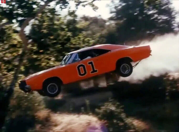 Dukes Of Hazzard TV Show 1979 Car General Lee Photo Picture DECOR WALL Print POSTER
