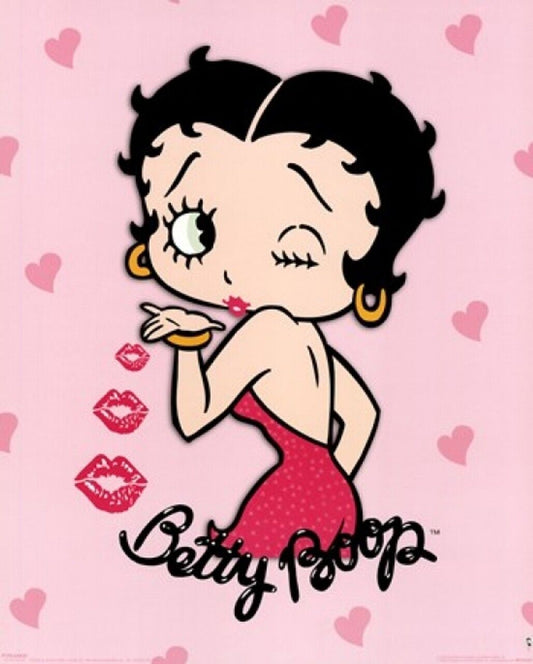 Betty Boop and Felix The Cat Vintage Comics and Cartoons Picture DECOR WALL Print POSTER