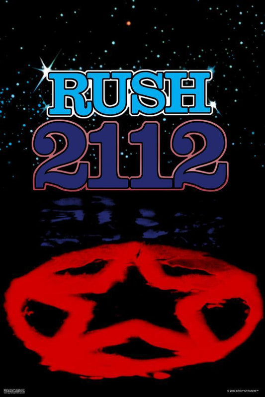 Rush 2112 Album Cover Retro Vintage Rock Band Music Picture DECOR WALL Print POSTER