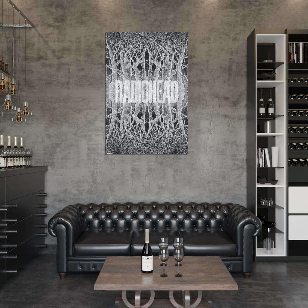 PLLILYBR Muziek Radiohead Poster Decor Woonkamer Canvas Wall Art PLLILYBR Muziek Radiohead Poster Decor Woonkamer Canvas Wall Art
